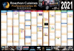 Réservez votre calendrier 2021 de Roazhon Cuisines Pro 35 !